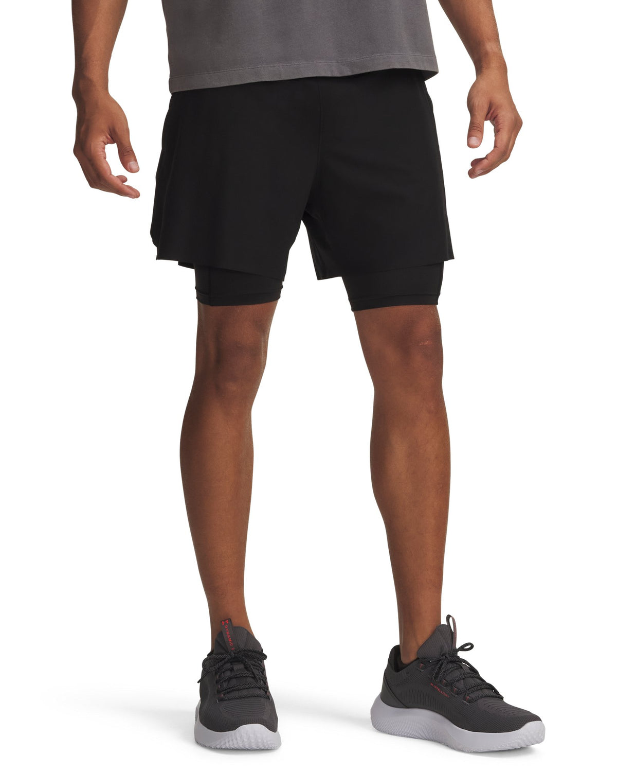 UA Vanish Elite Men's 2-in-1 Shorts - Black