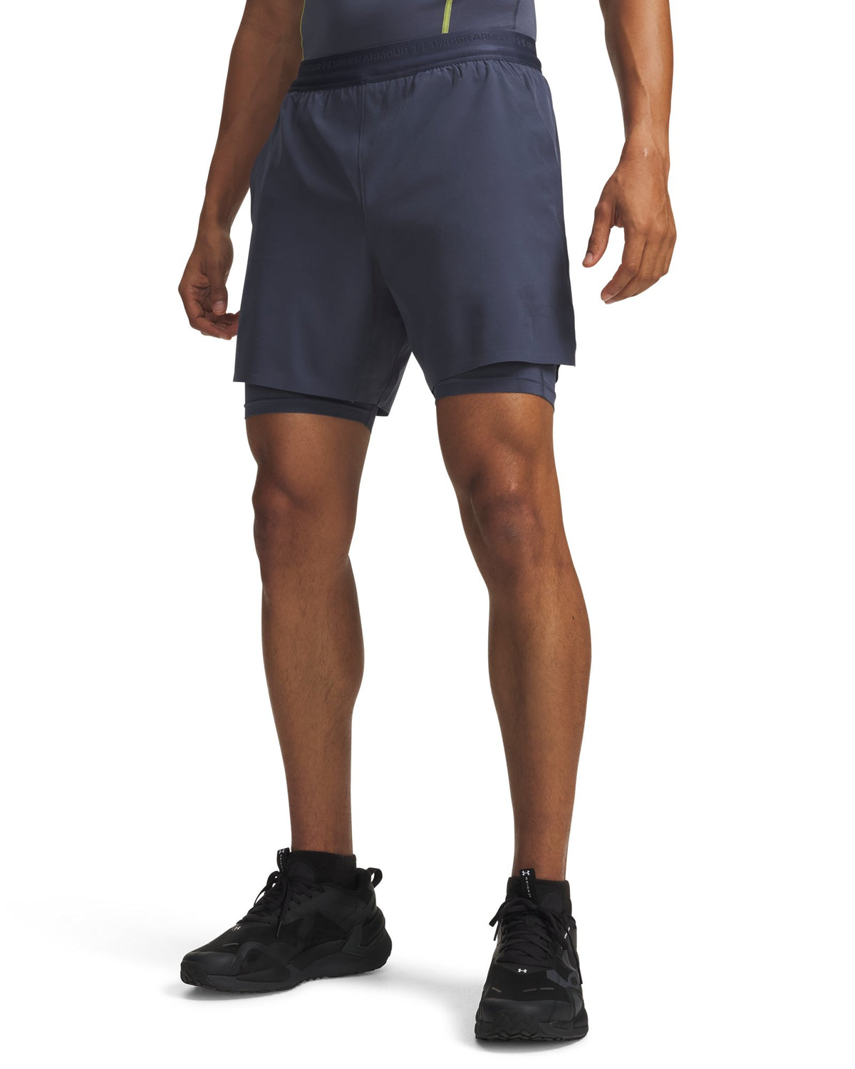 UA Vanish Elite Men's 2-in-1 Shorts - Gray