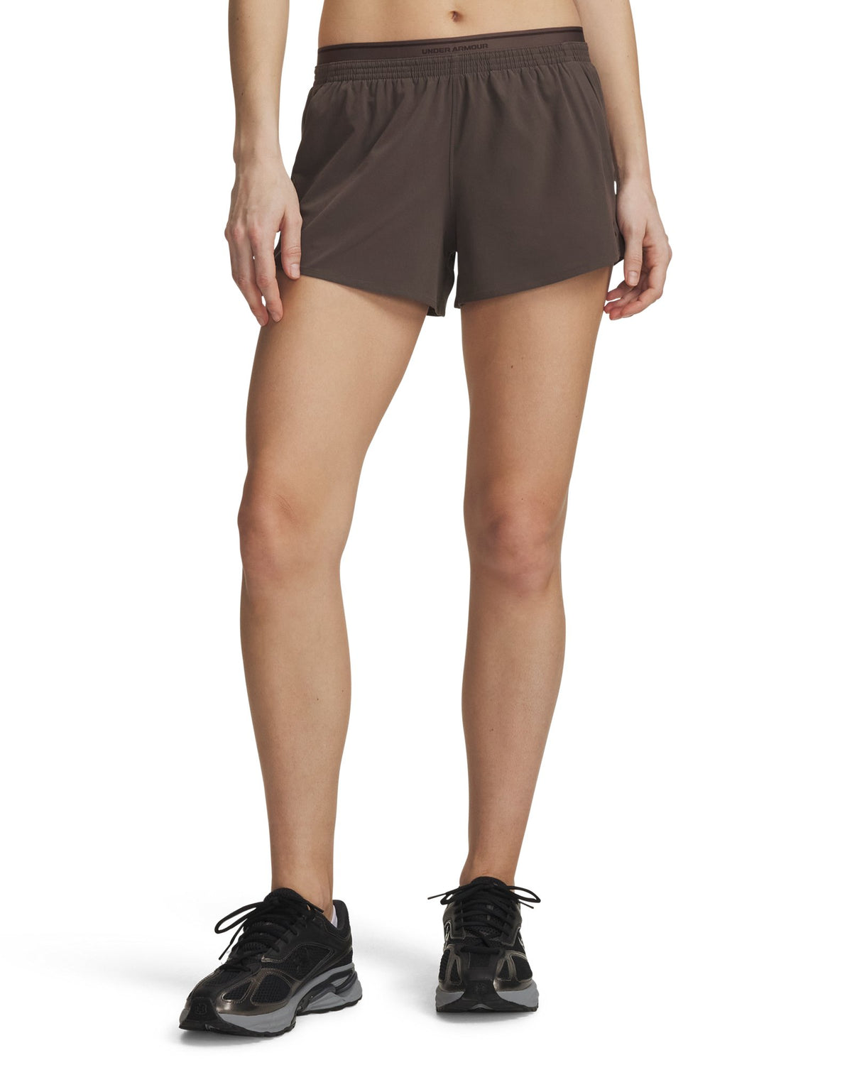 UA Vanish Woven Women's 3" Shorts - Brown