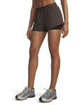UA Vanish Woven Women's 2-in-1 Shorts - Brown