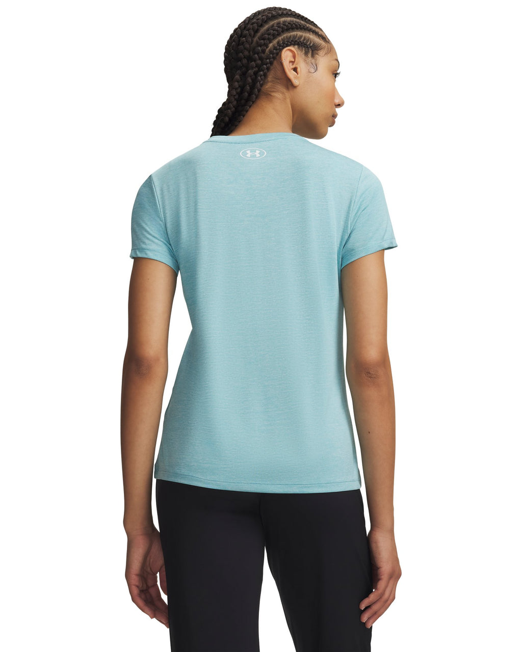 UA Tech™ Twist Graphic Women's V-Neck Short Sleeve - Blue