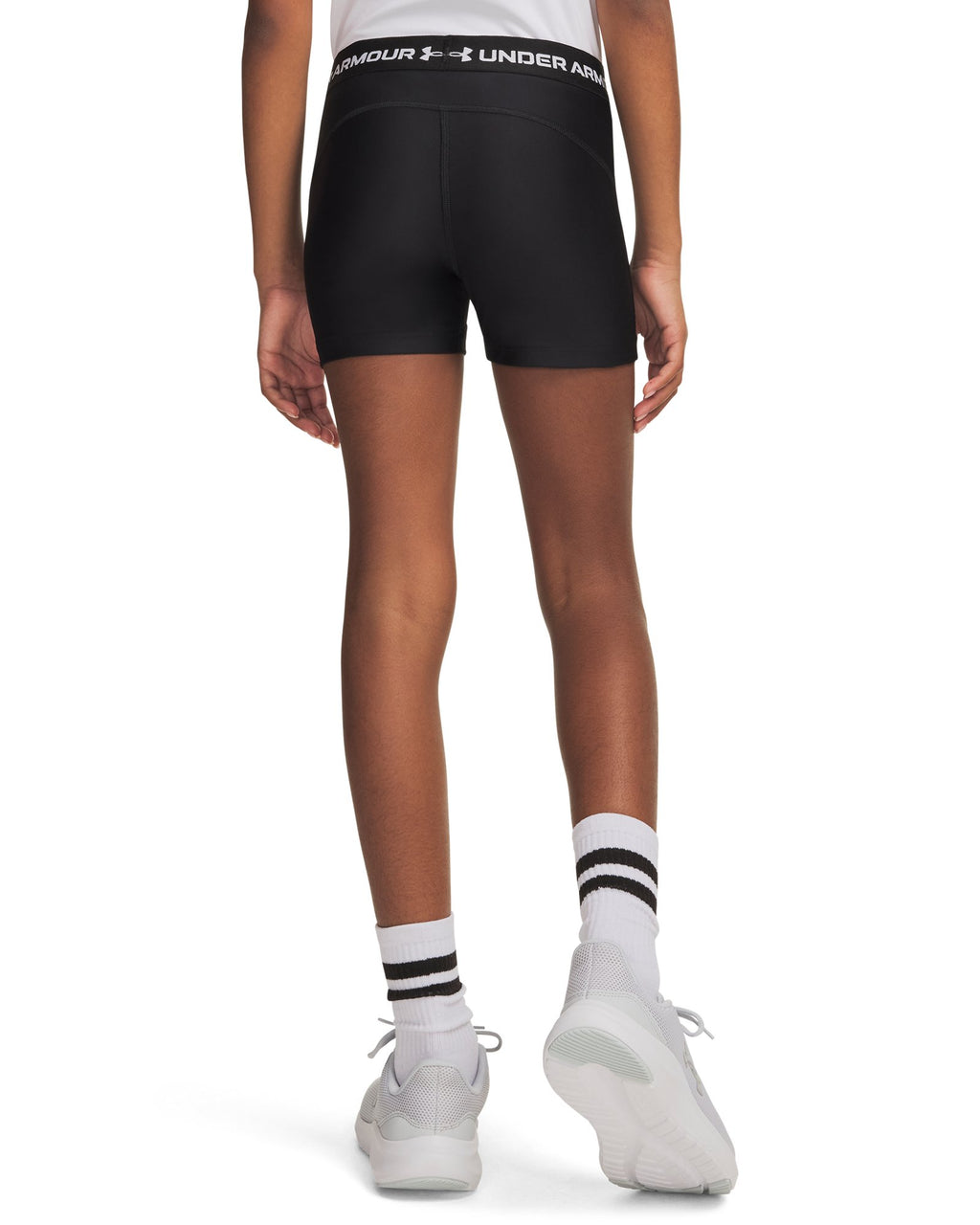 HeatGear® Shorty Girls' Shorts - Black