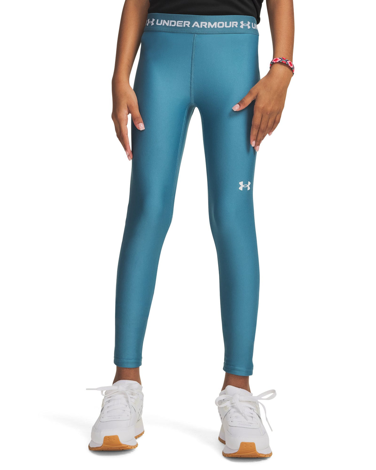 HeatGear® Girls' Leggings - Blue