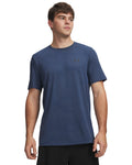 UA Vanish Elite Seamless Camo Men's Short Sleeve - Blue