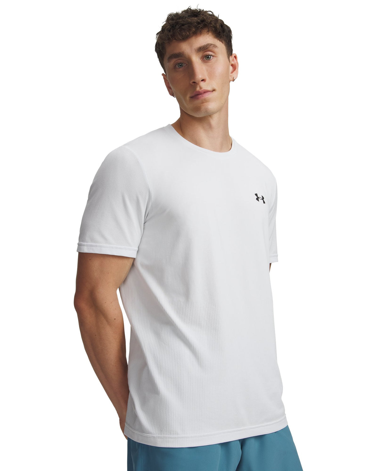 UA Vanish Elite Seamless Men's Short Sleeve - White