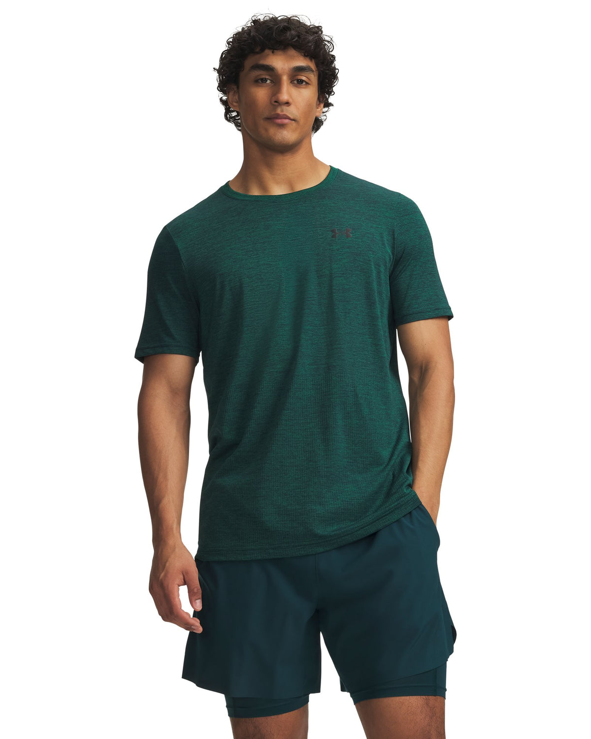 UA Vanish Elite Seamless Men's Short Sleeve - Green