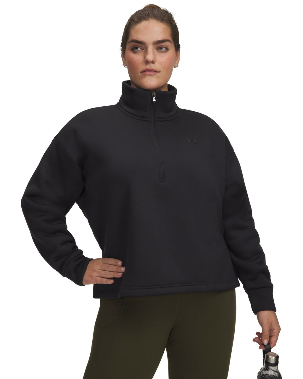 Armour Fleece® Women's ½ Zip - Black