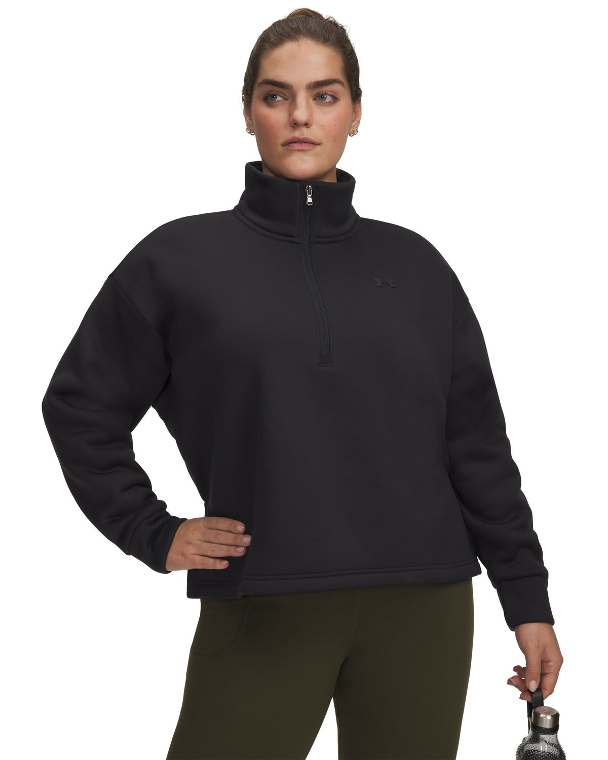 Armour Fleece® Women's ½ Zip - Black