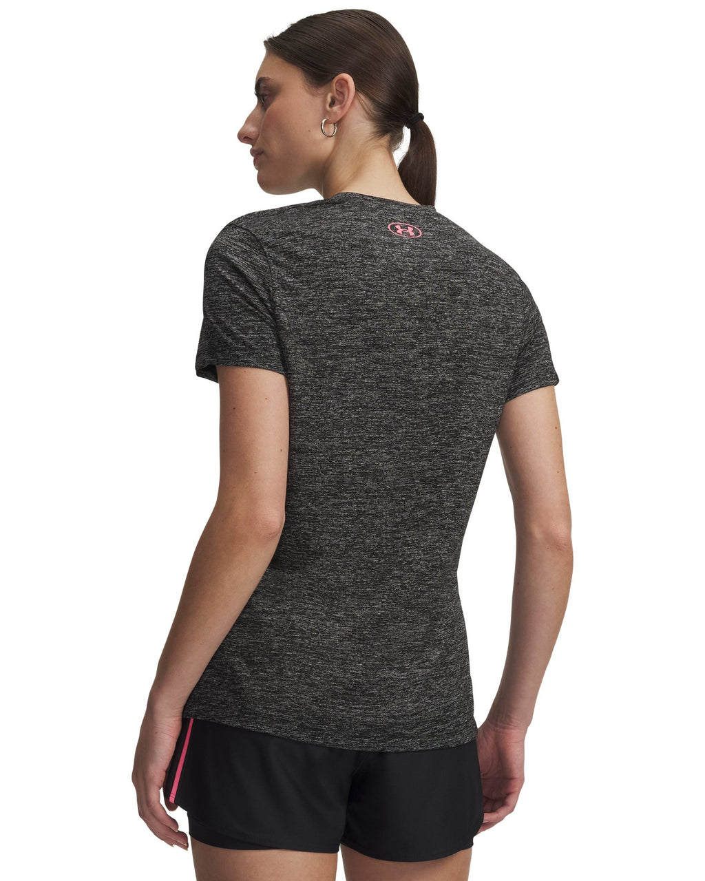 UA Tech™ Twist Graphic Women's Short Sleeve - Black
