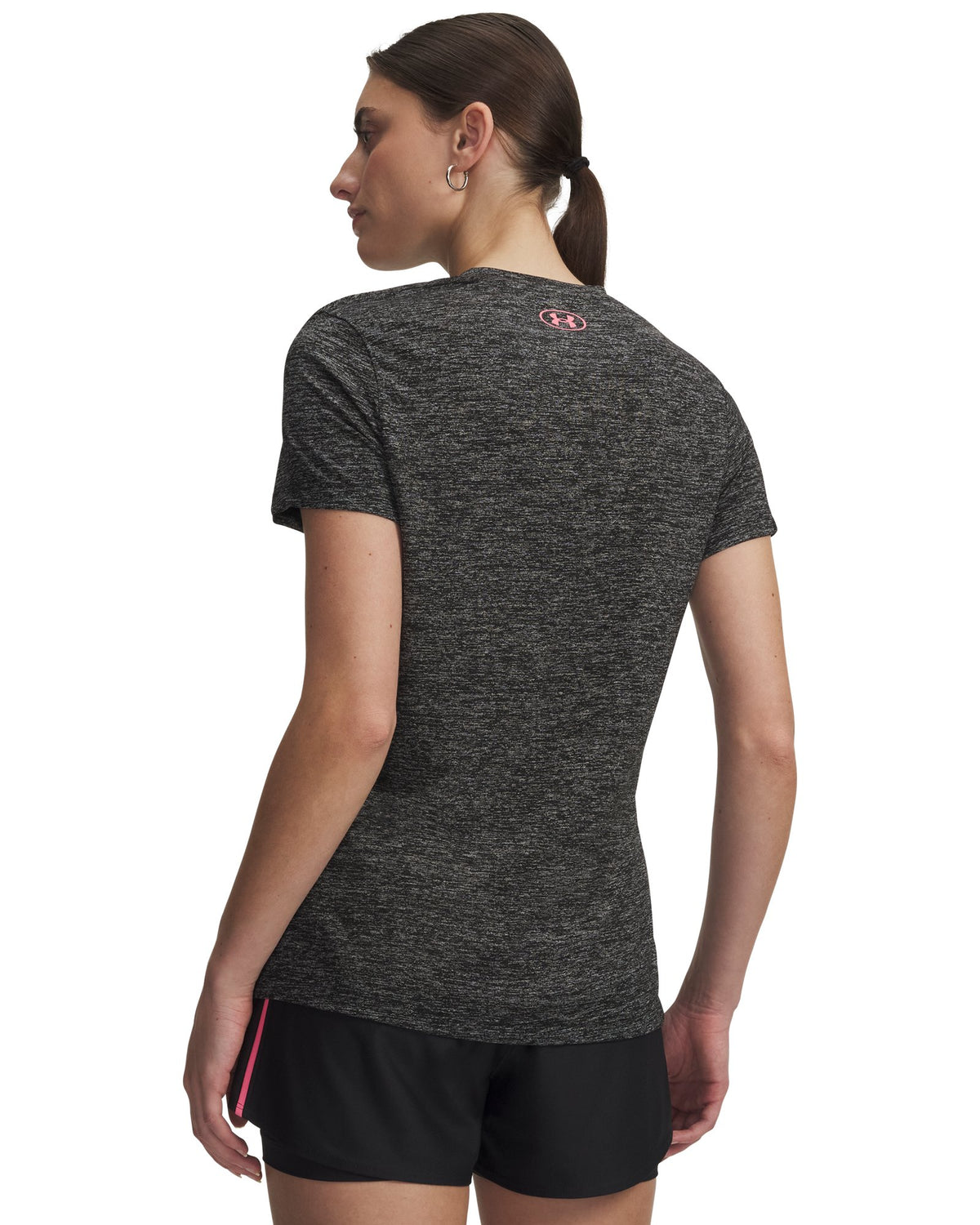 UA Tech™ Twist Graphic Women's Short Sleeve - Black