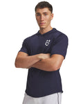 UA Utility Lightweight Men's Short Sleeve Hoodie - Blue