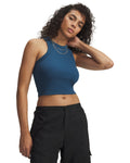 UA Ribbed Women's Tank - Blue