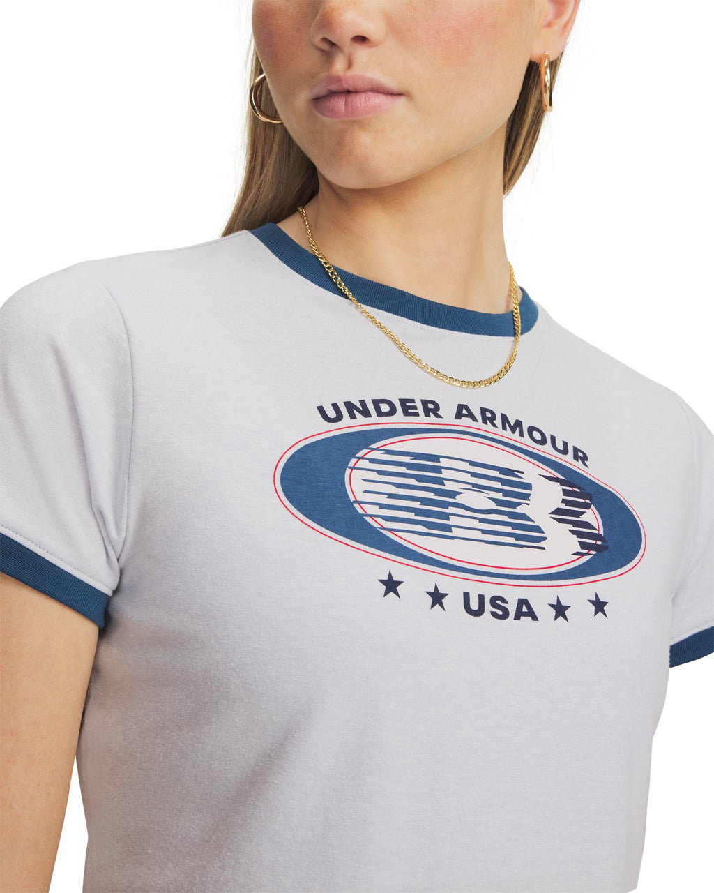 UA Ringer Grx Women's T-Shirt - Gray