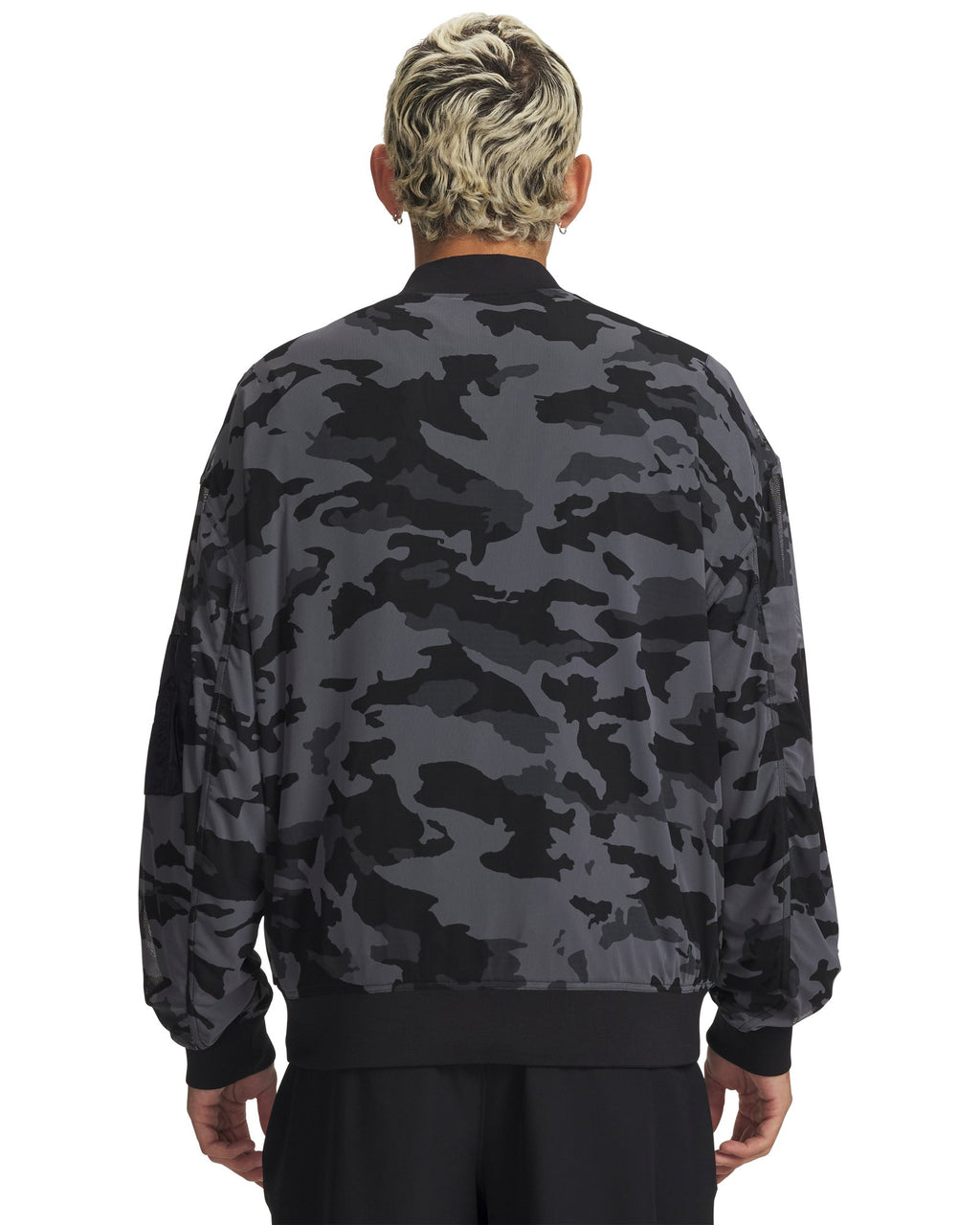 UA Sport Utility Mesh Men's Bomber Jacket - Black