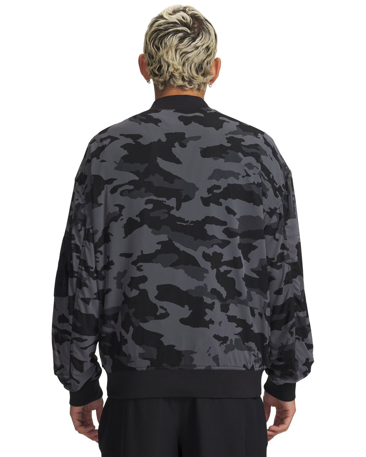 UA Sport Utility Mesh Men's Bomber Jacket - Black