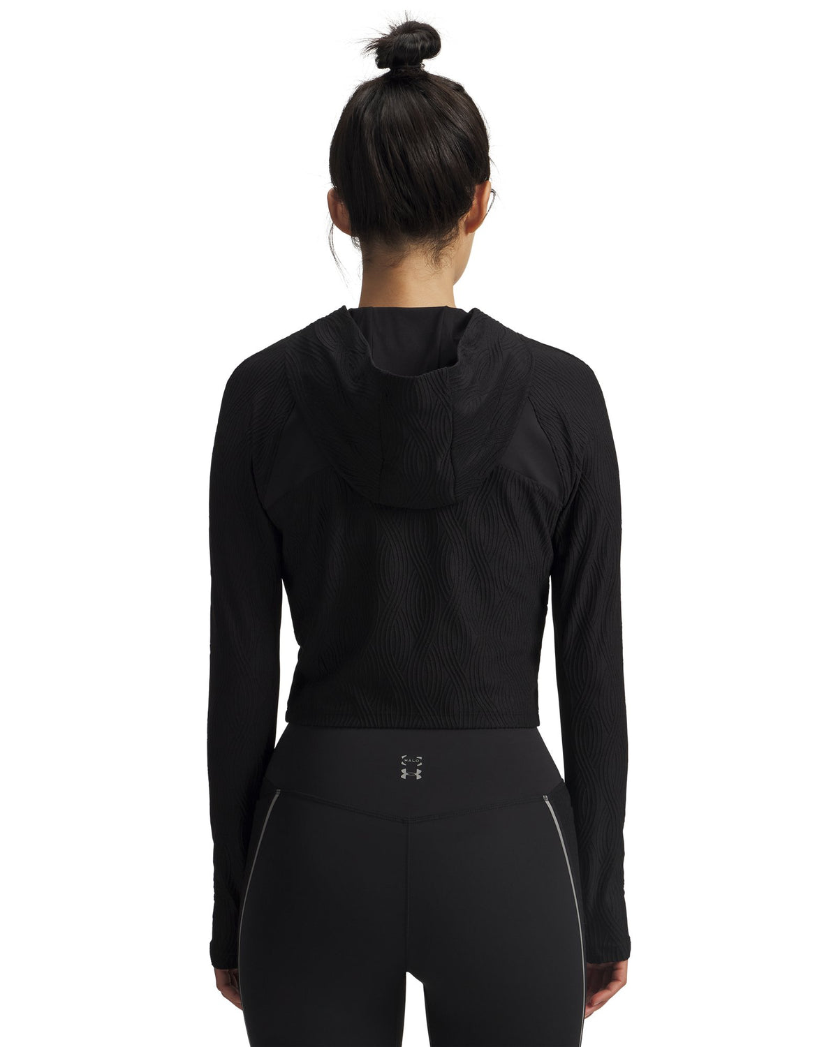 UA HB Jacquard Knit Women's Jacket - Black