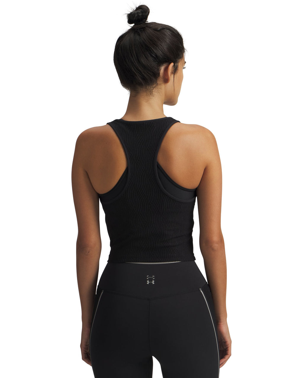 UA HB Jacquard Knit Women's Tank - Black