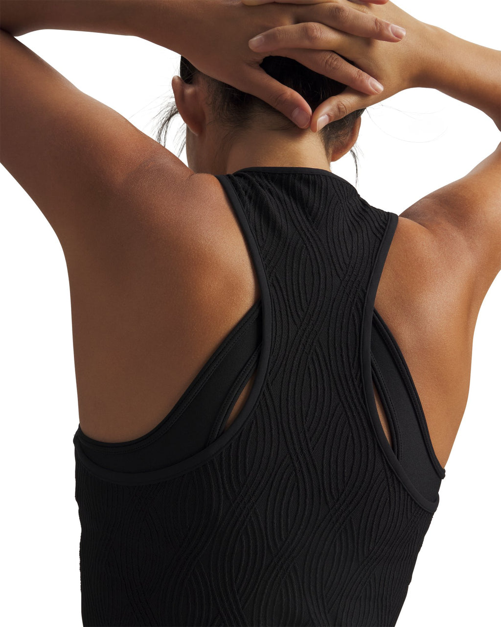 UA HB Jacquard Knit Women's Tank - Black