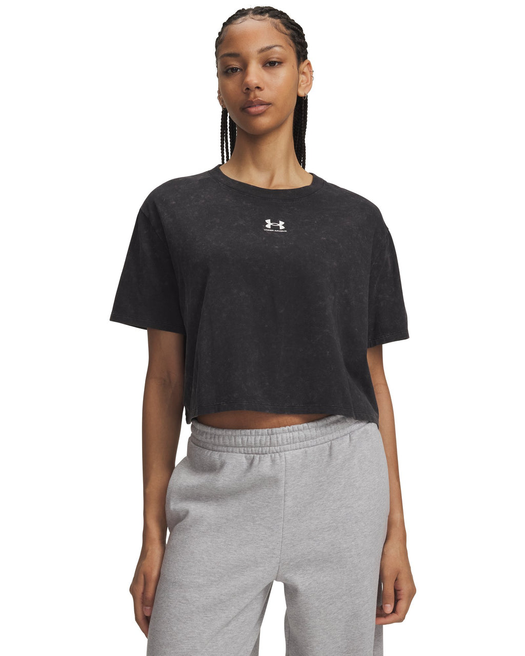 UA Rival Boxy Wash Women's T-Shirt - Pink