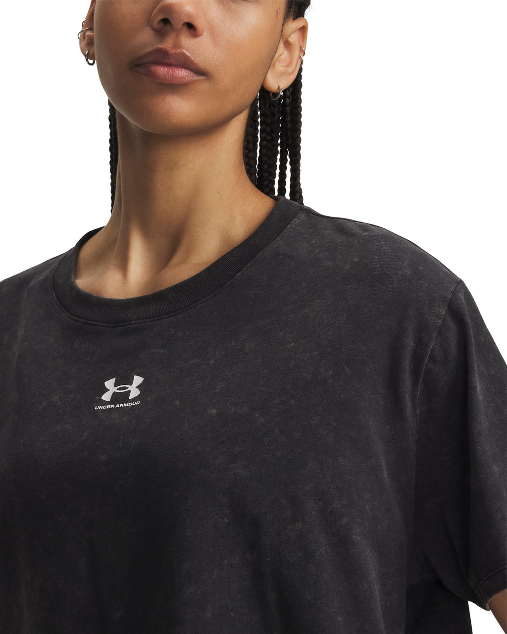 UA Rival Boxy Wash Women's T-Shirt - Pink