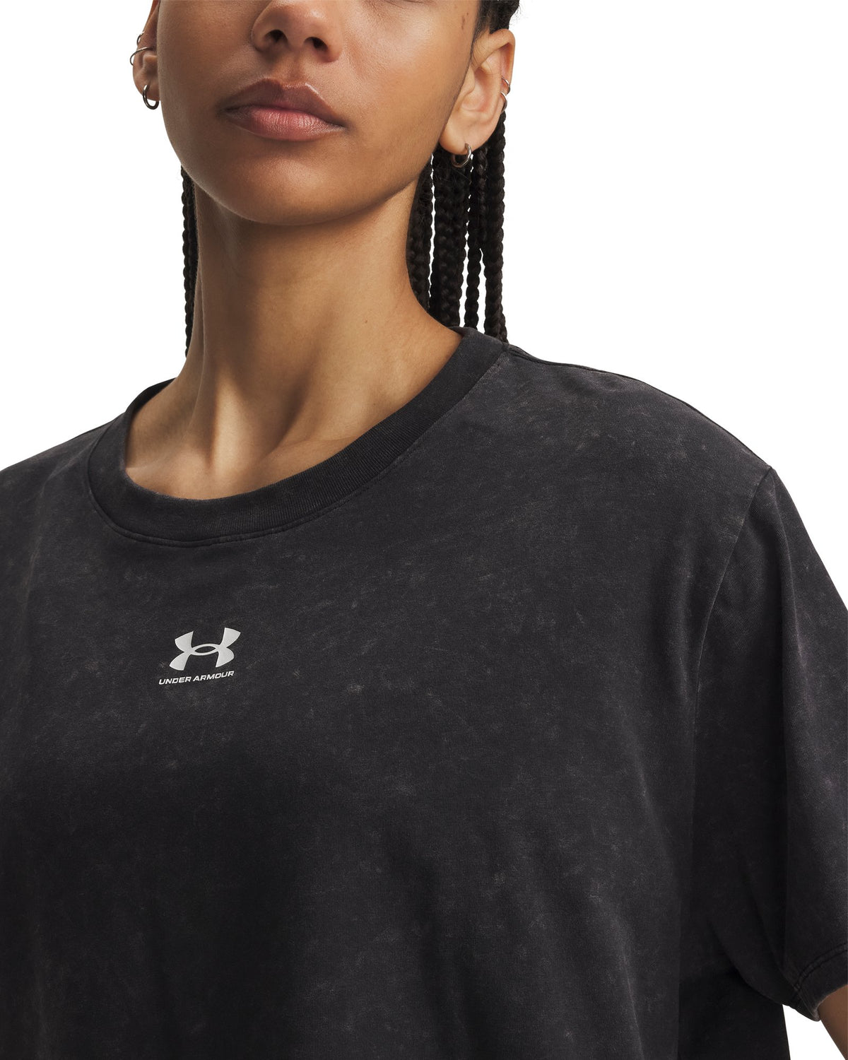 UA Rival Boxy Wash Women's T-Shirt - Pink