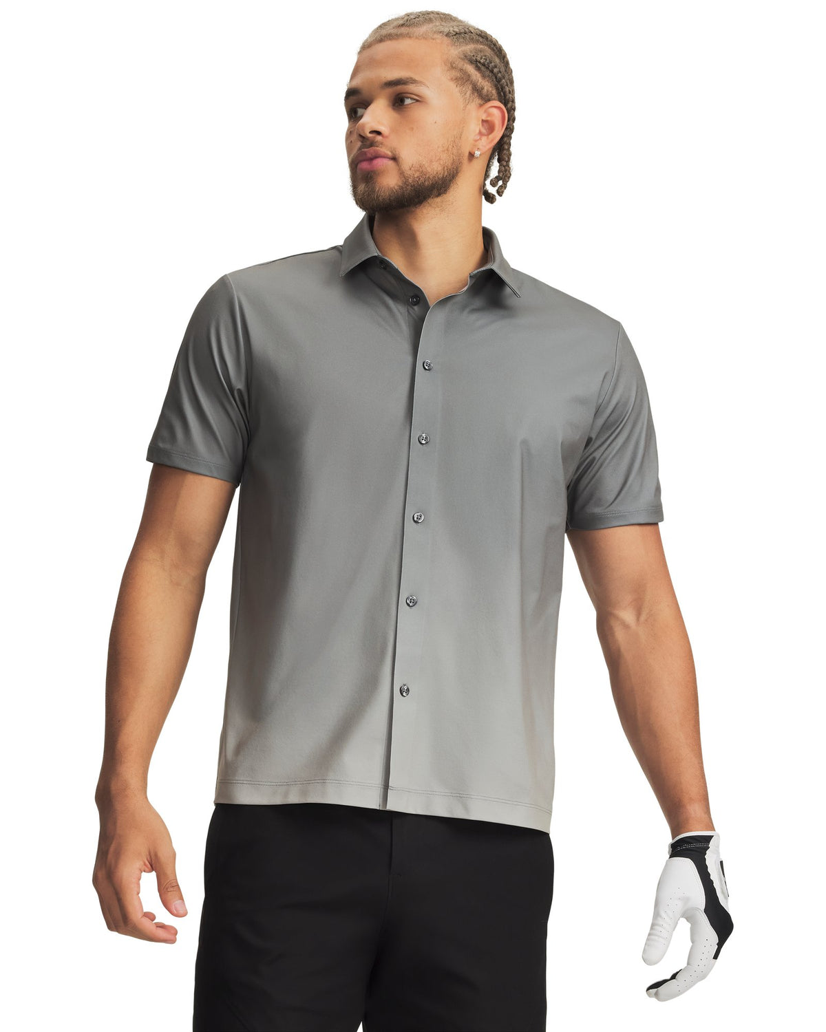 Curry ArmourDry Men's Button-Down Shirt - Green