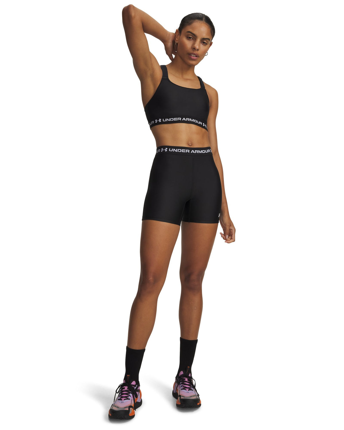 HeatGear® Middy Women's Shorts - Black