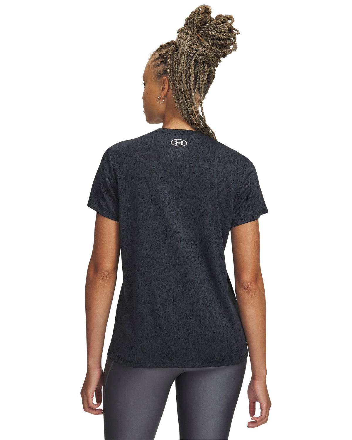 UA Tech™ Pixelate Women's Short Sleeve - Black
