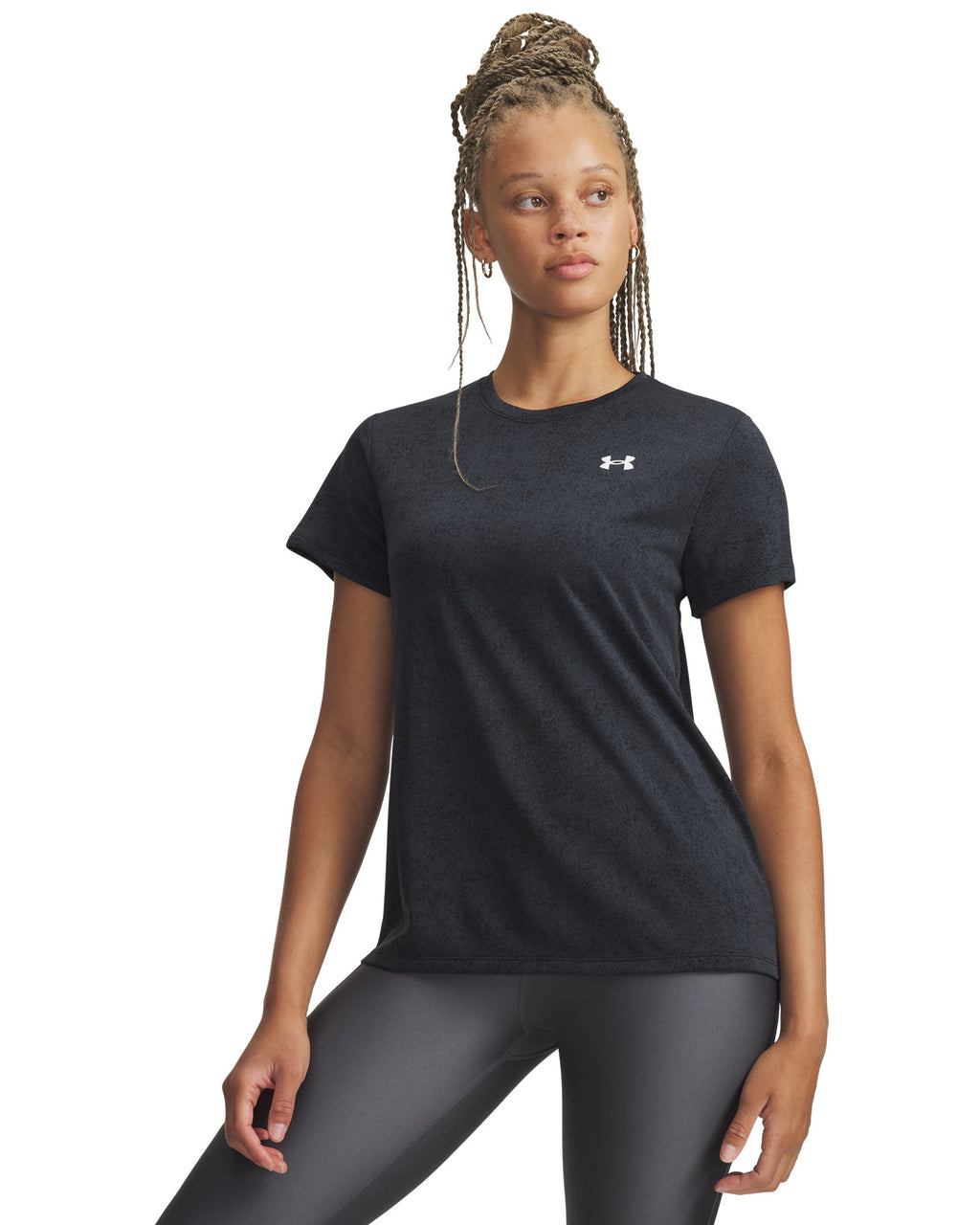 UA Tech™ Pixelate Women's Short Sleeve - Black