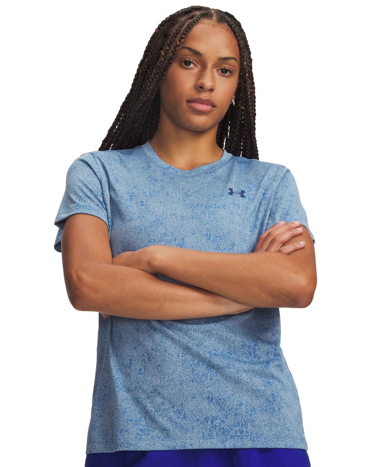 UA Tech™ Pixelate Women's Short Sleeve - Blue