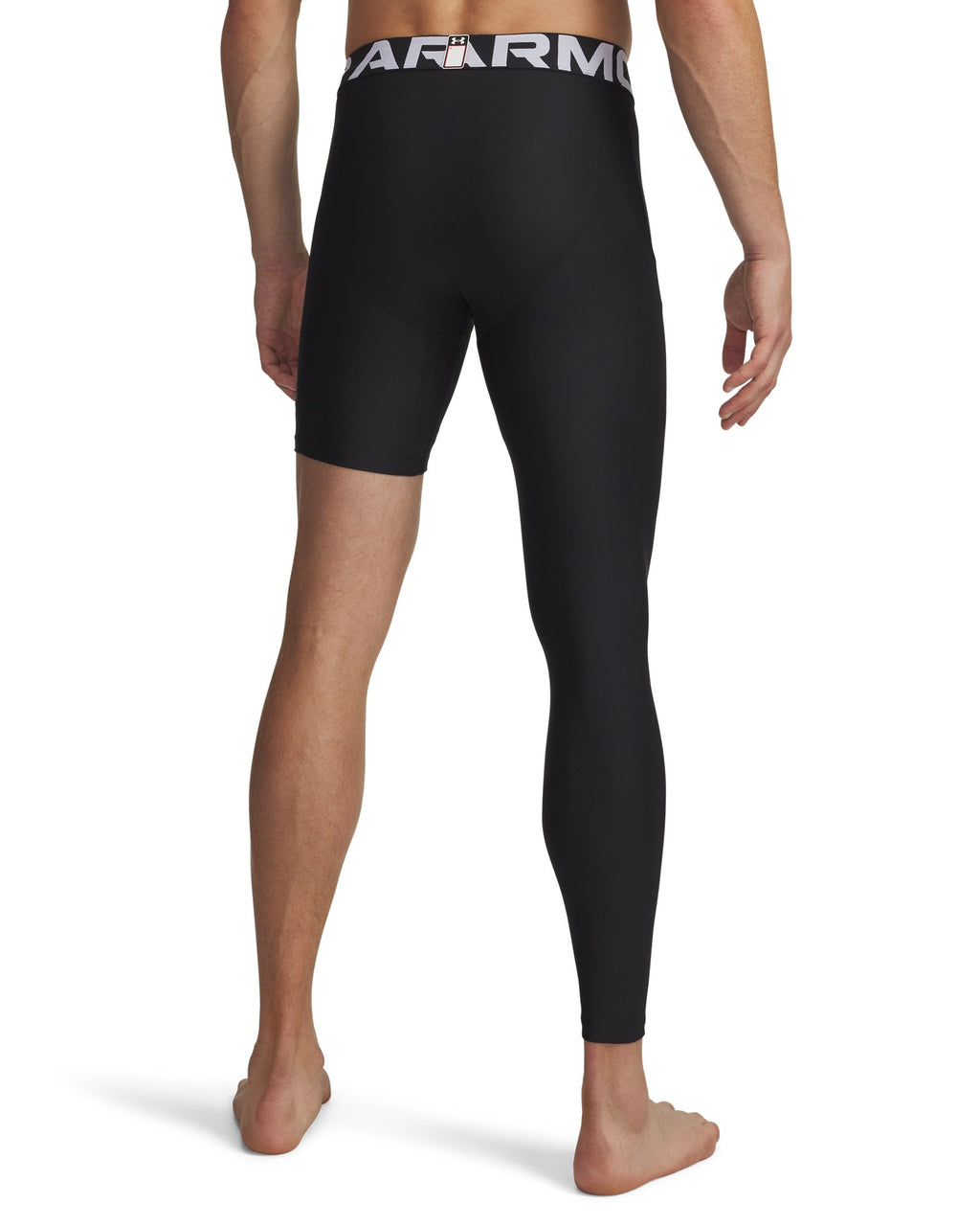 HeatGear® Asymmetrical Right Men's Leggings - Black
