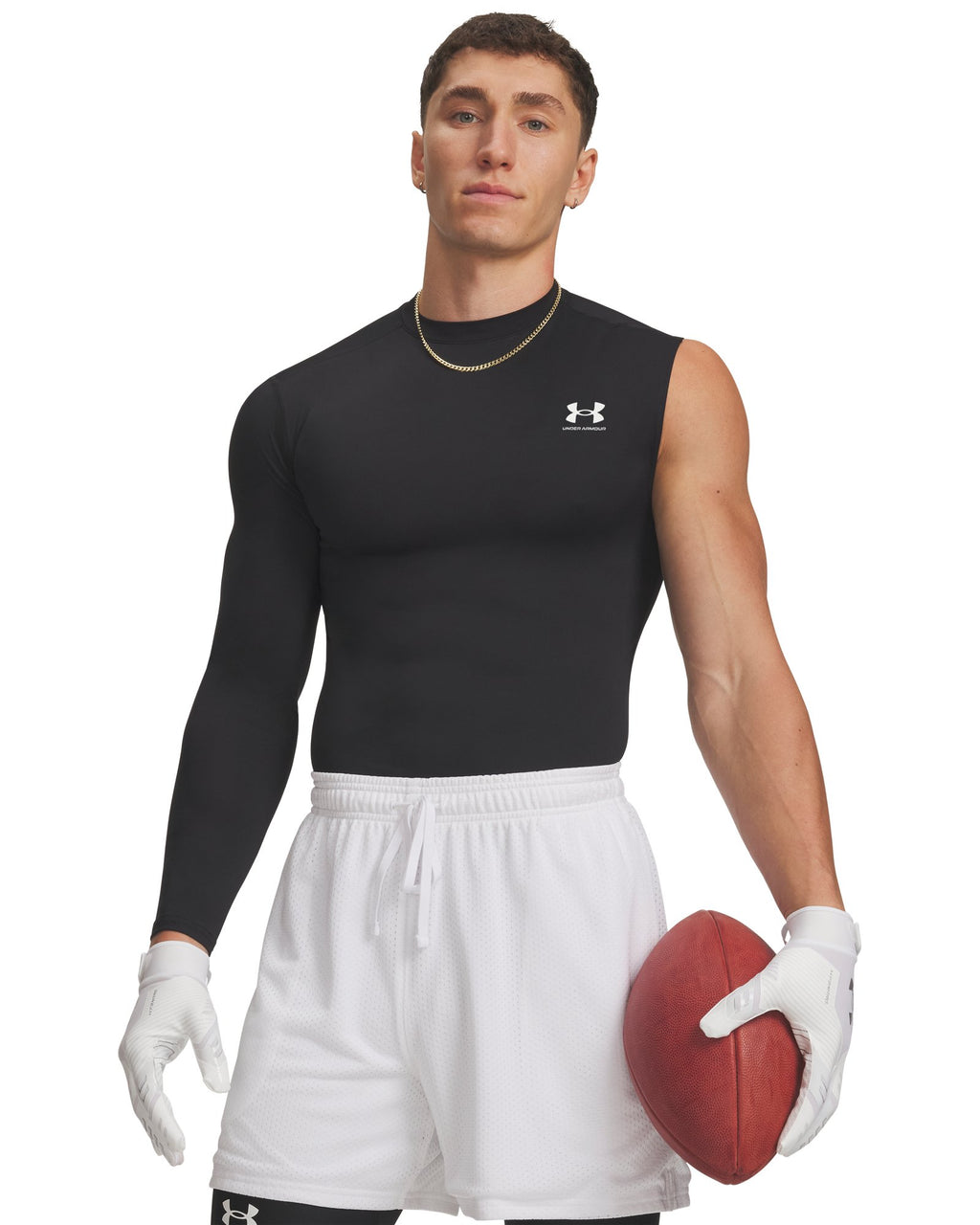HeatGear® Asymmetrical Right Men's Top - Black