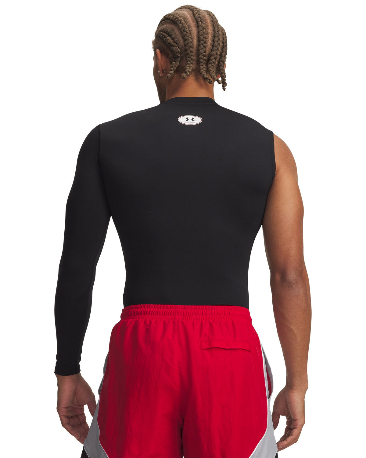 HeatGear® Asymmetrical Left Men's Long Sleeve - Black