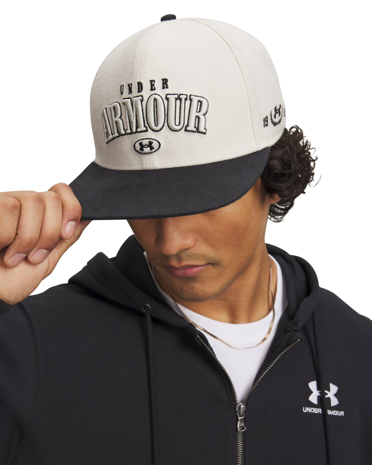 UA Essential High Men's Flat Brim Hat - Brown