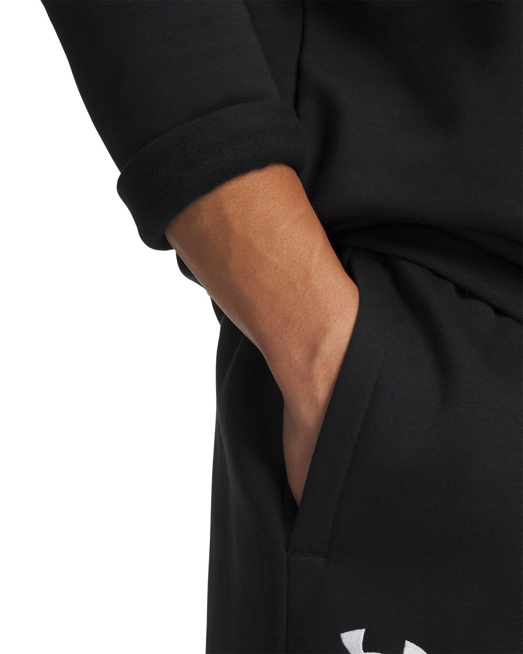 UA Icon Fleece Men's ¼ Zip - Black