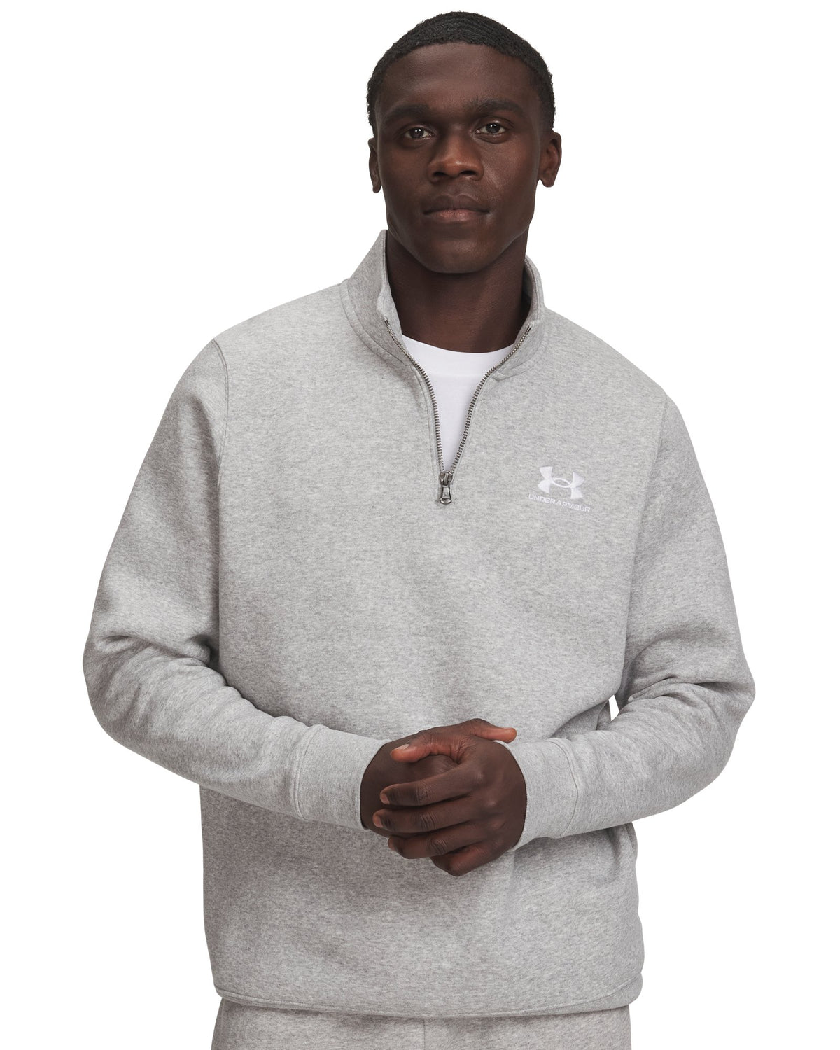 UA Icon Fleece Men's ¼ Zip - Gray