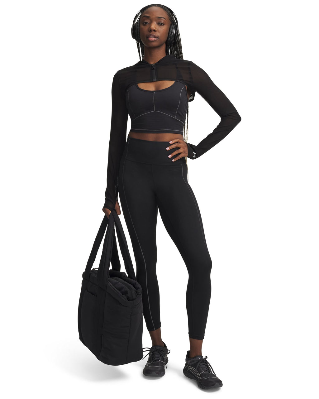 UA Meridian Women's Ankle Leggings - Black