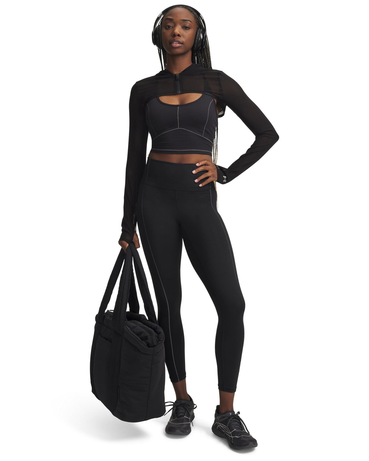 UA Meridian Women's Ankle Leggings - Black