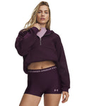 UA Icon Fleece: Reinvented Women's ½ Zip Hoodie - Purple