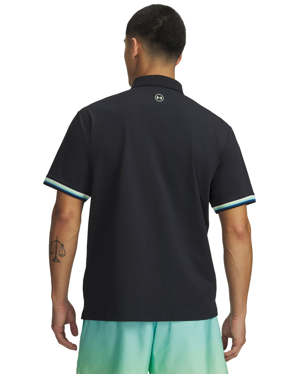 UA ArmourDry Golf Trip Pique Men's Polo - Black