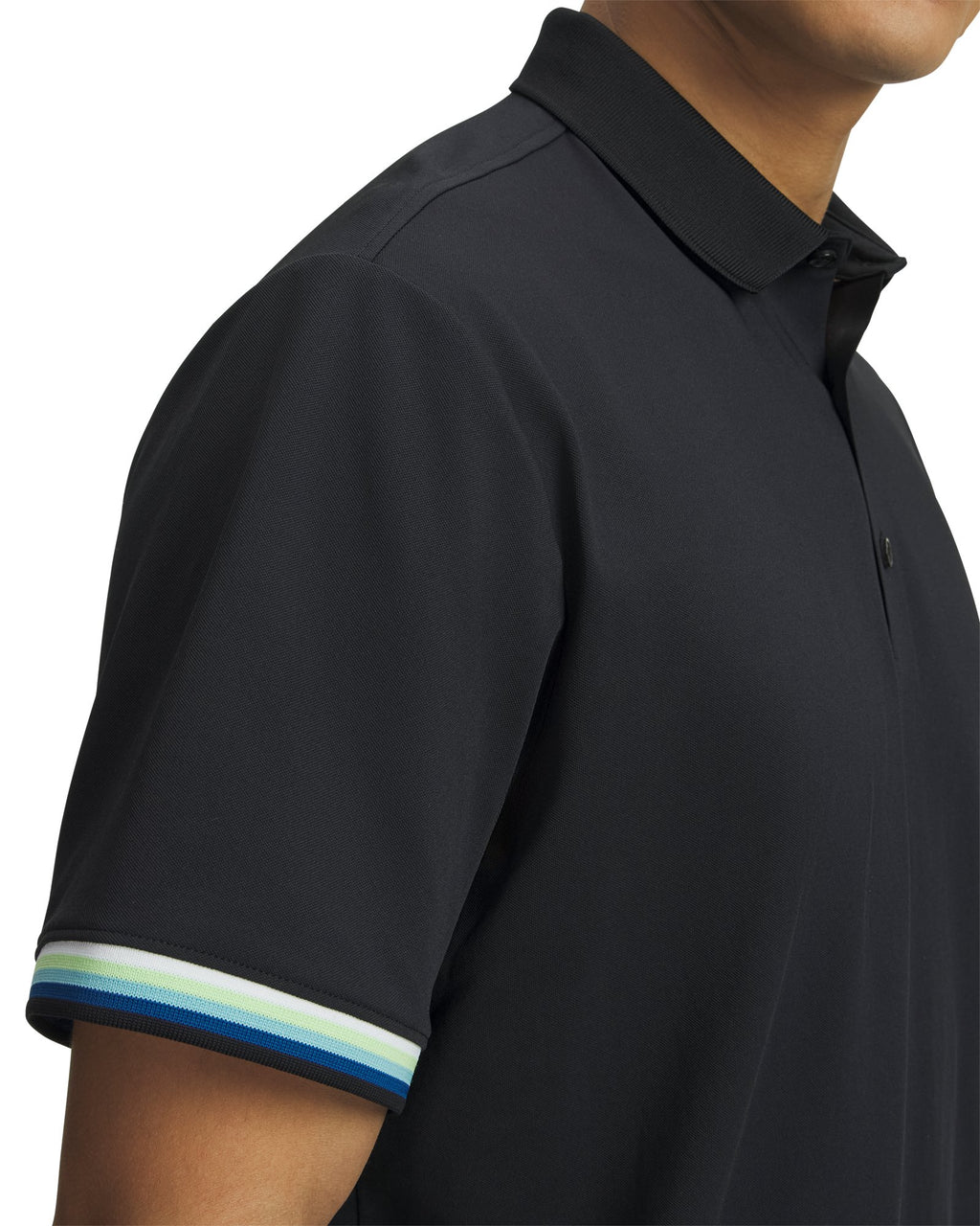 UA ArmourDry Golf Trip Pique Men's Polo - Black