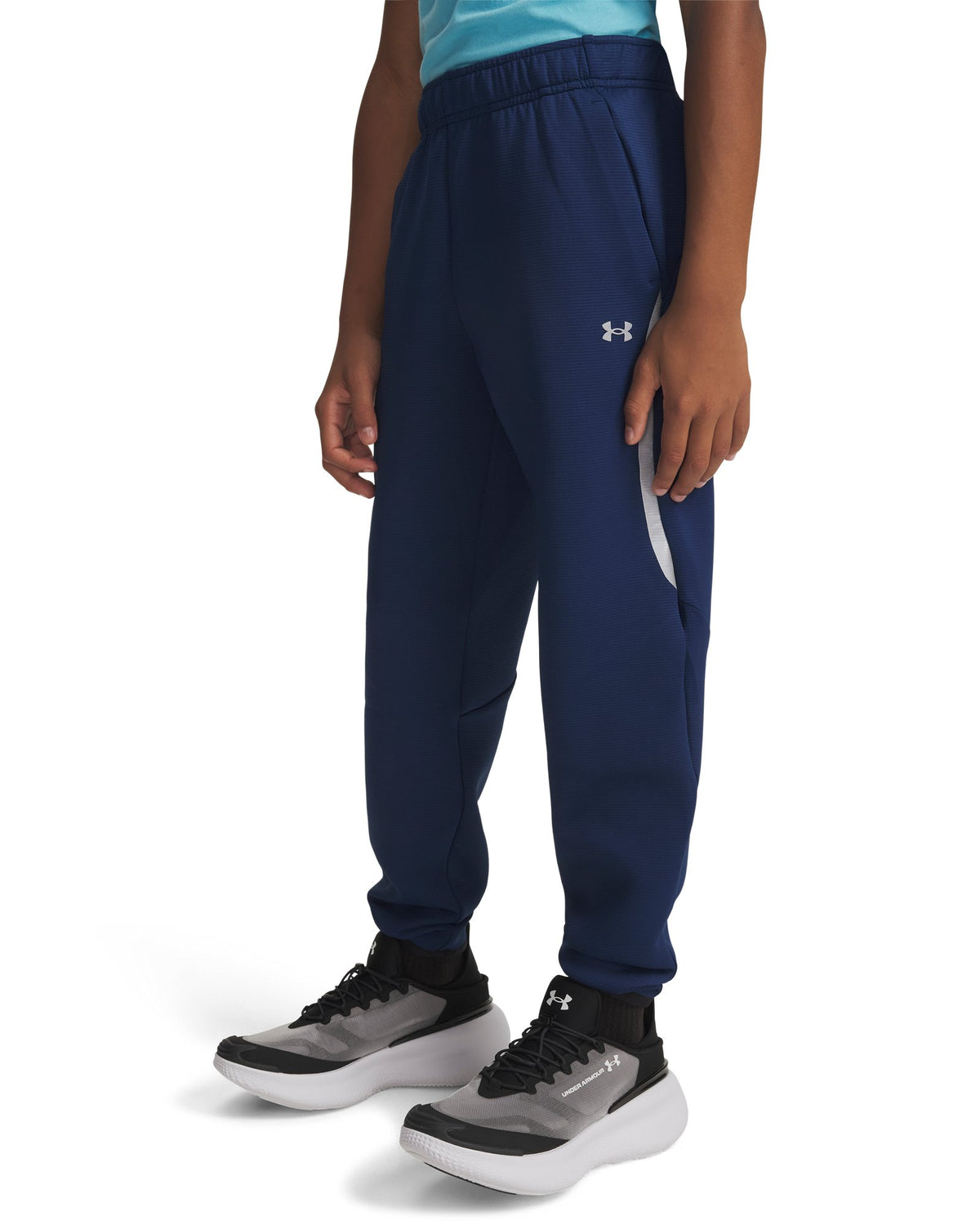 UA Unstoppable Fleece Boys' Joggers - Blue