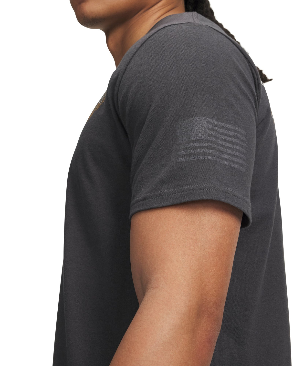 UA Freedom Eagle Men's Short Sleeve - Gray
