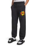 UA Rival Fleece Graphics Boys' Joggers - Gray