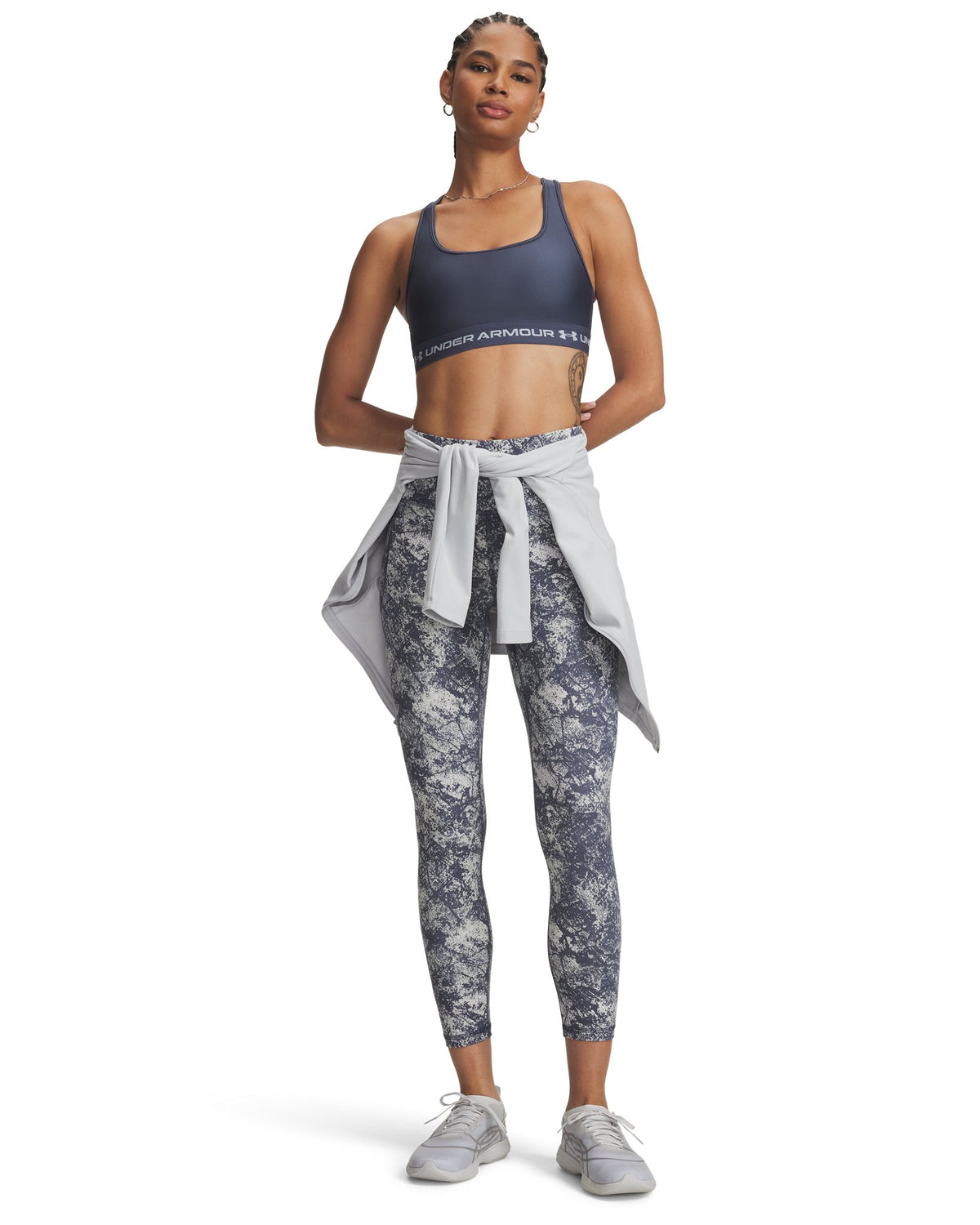 UA Freedom Motion Women's Ankle Leggings - Gray