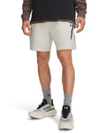 UA Unstoppable Fleece Men's Shorts - White