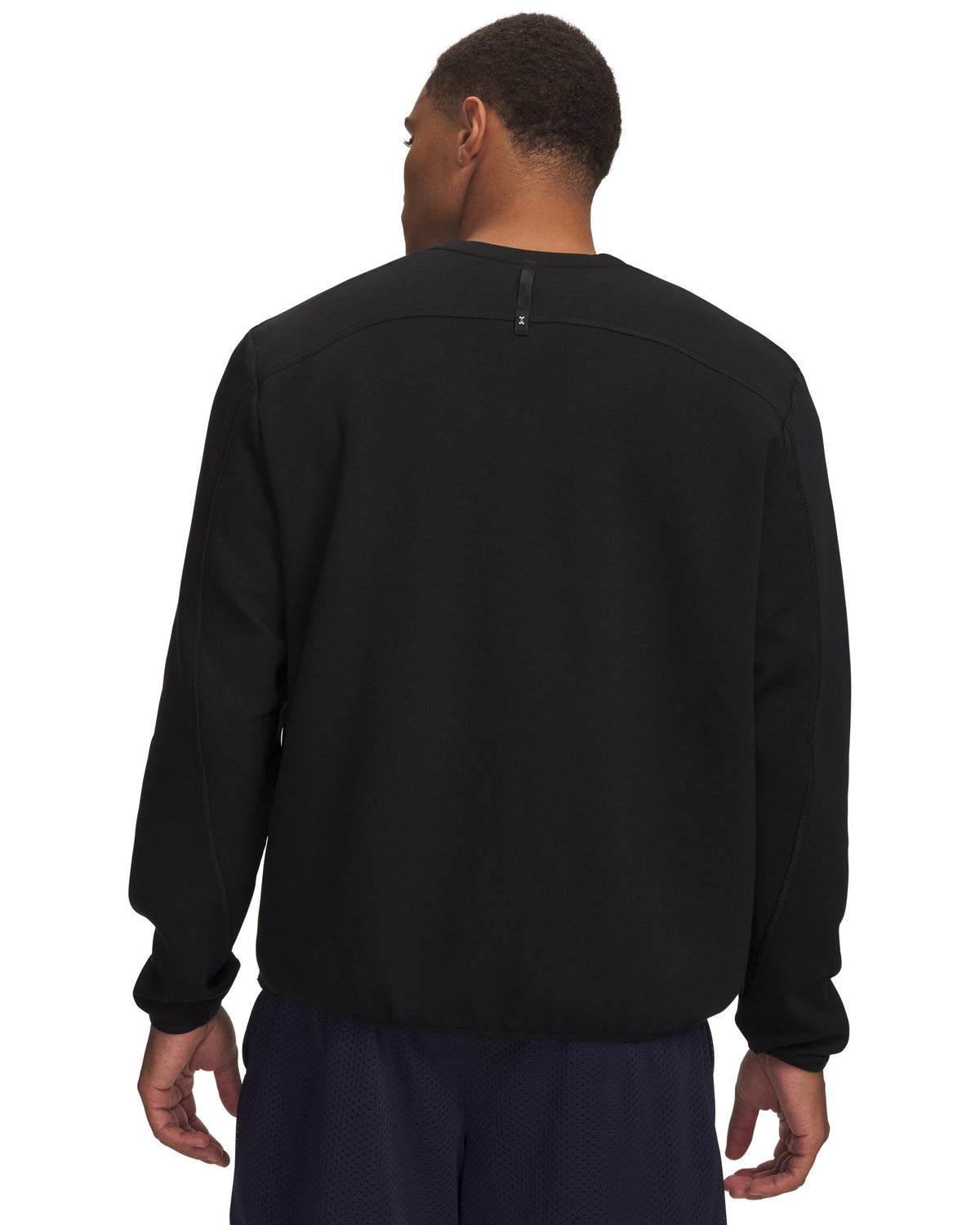 UA Unstoppable Fleece Men's Crew - Black