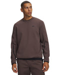 UA Unstoppable Fleece Men's Crew - Brown