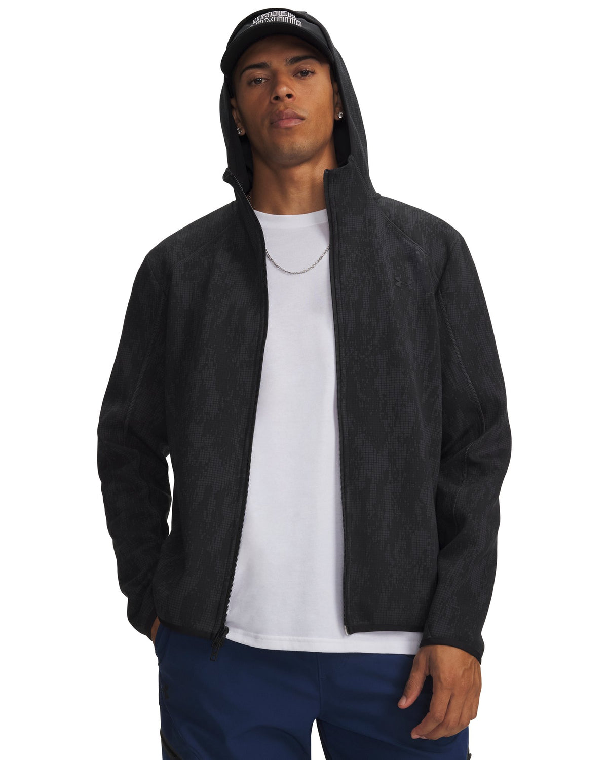UA Unstoppable Fleece Men's Full Zip - Black