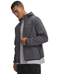 UA Unstoppable Fleece Men's Full Zip - Gray